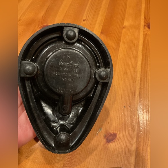 VINTAGE ESTERBROOK INKWELL & FOUNTAIN PEN 1930’s ART DECO BAKELITE INDUSTRIAL - Picture 7 of 9